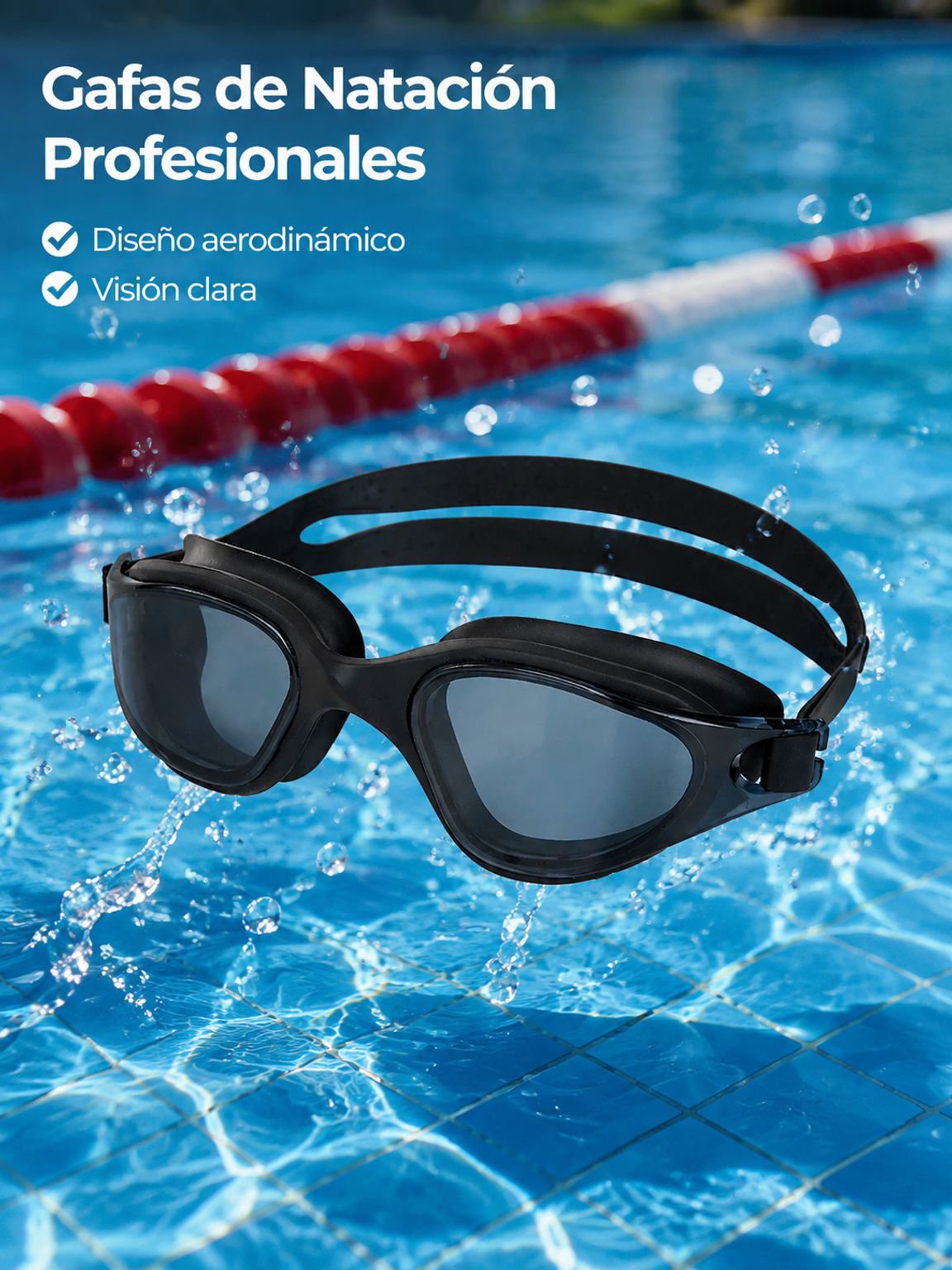 Gafas profesionales de natación para adultos