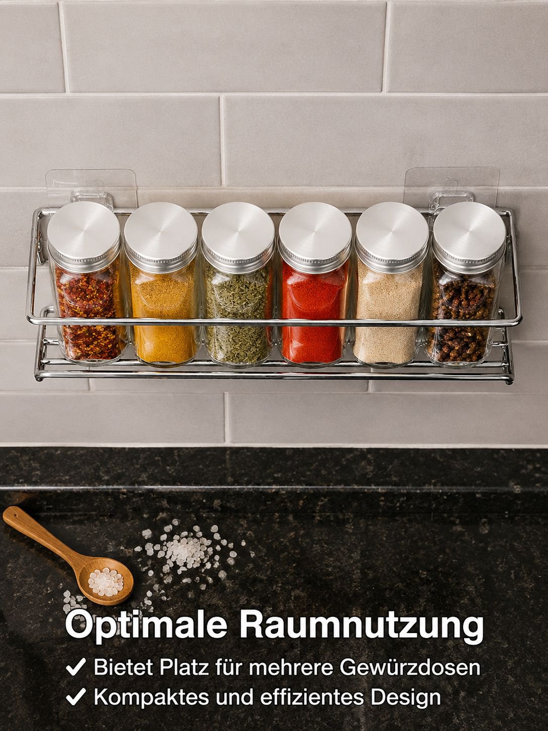 Mehrstöckiges Hängeregal für die Küche