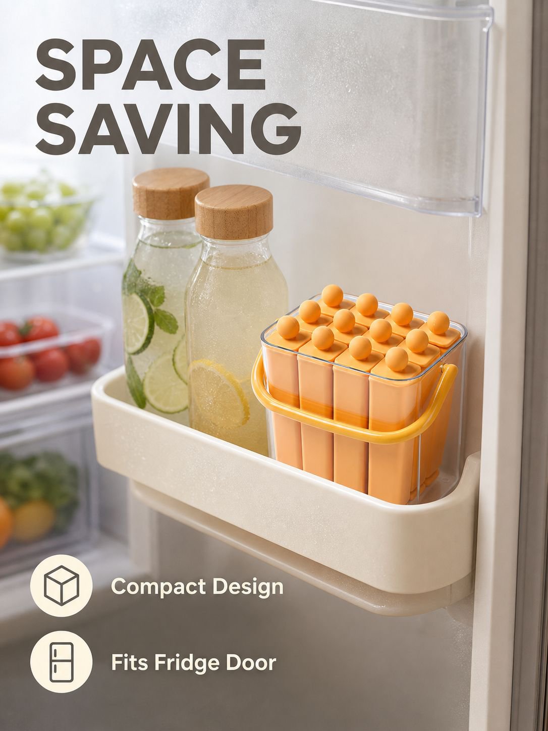 Large Homemade Ice Stick Tray for Household Use