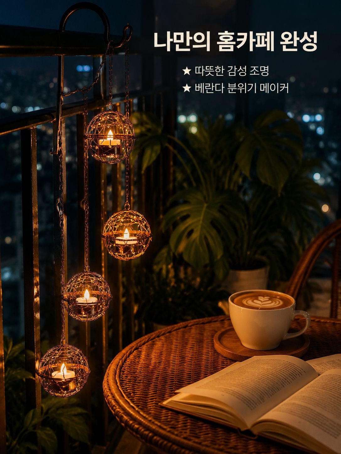 태양광 구리 와이어 비즈 정원 장식 조명