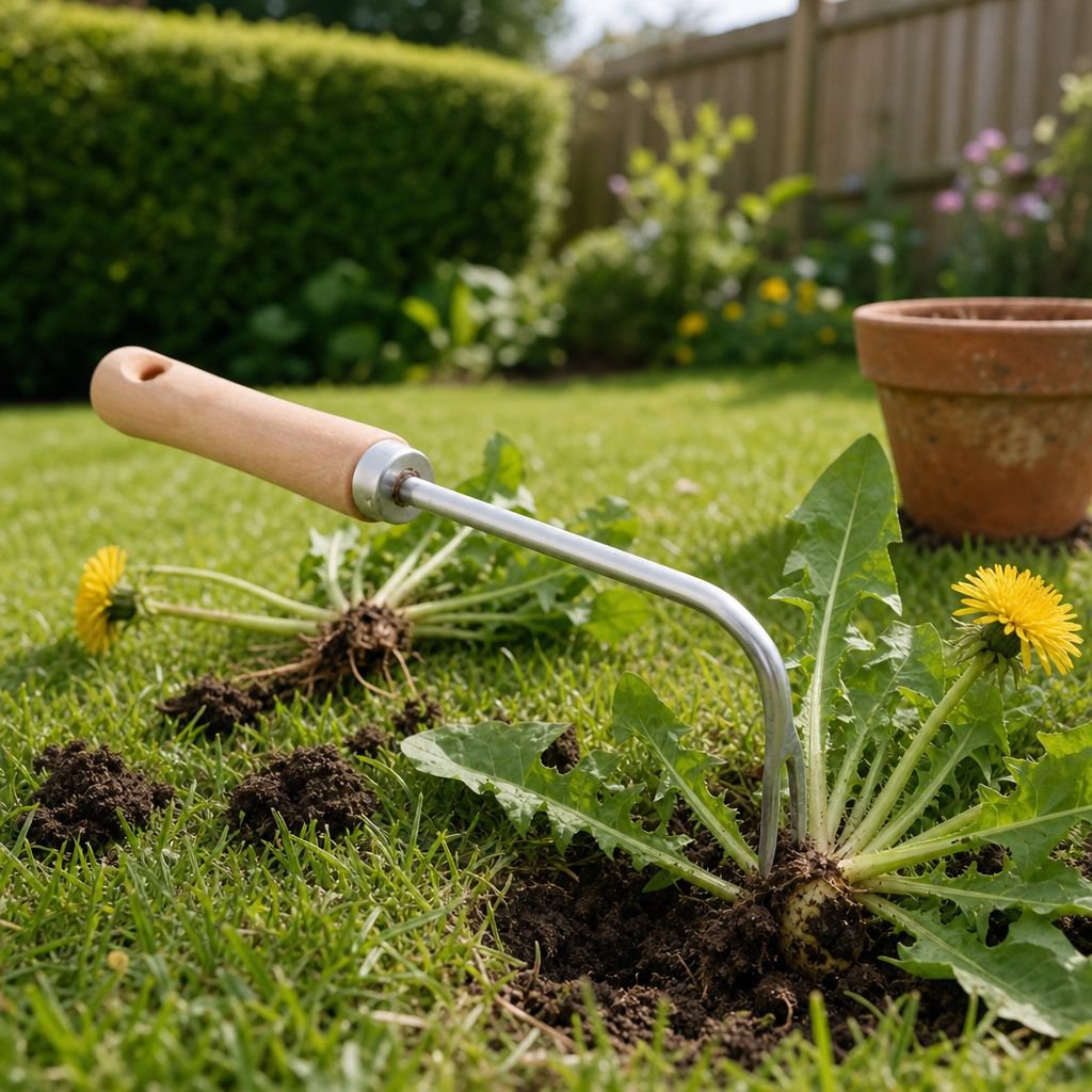 Wooden Handle Stainless Steel Gardening Weeding Tool Set