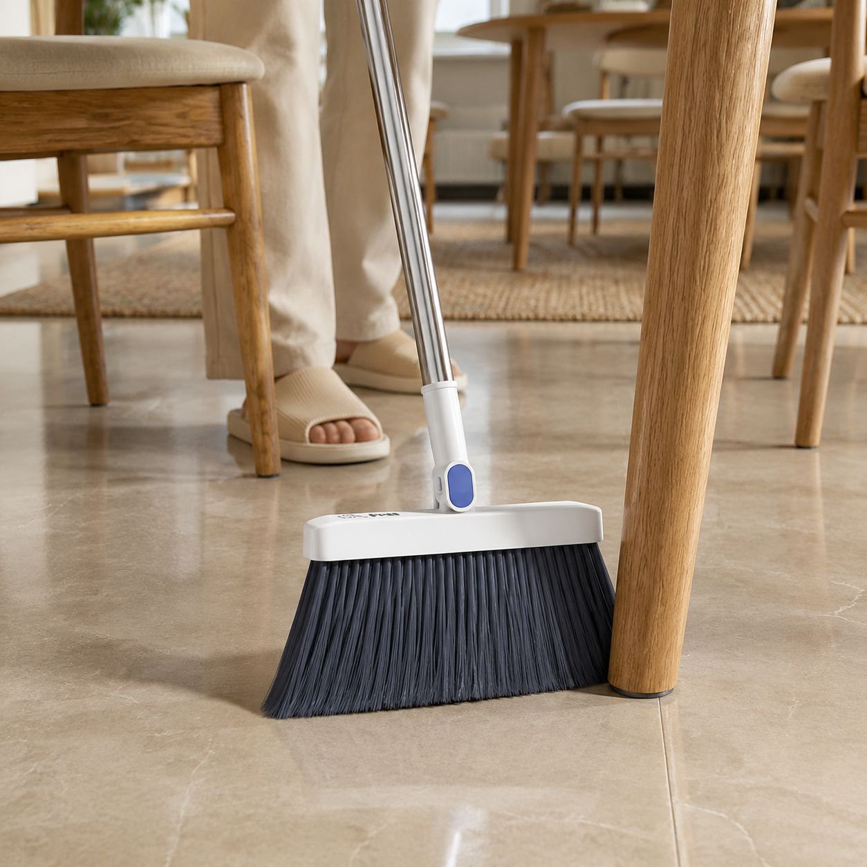 Space-Saving Foldable Broom Combo Set for Home Use