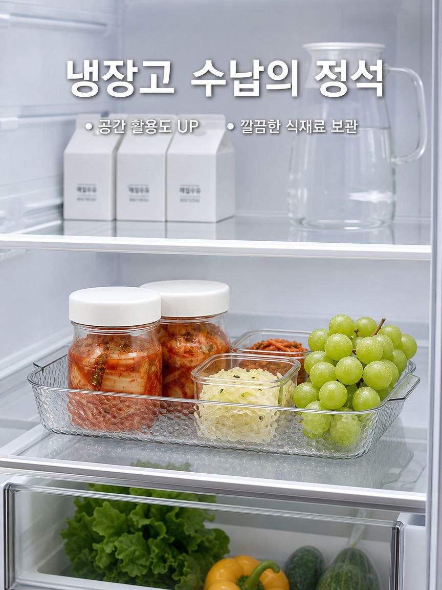 투명 다용도 과일 보관 트레이