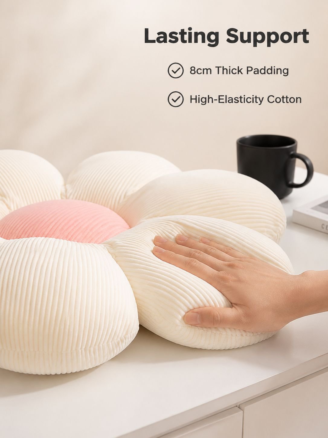 Daisy Flower Cushion