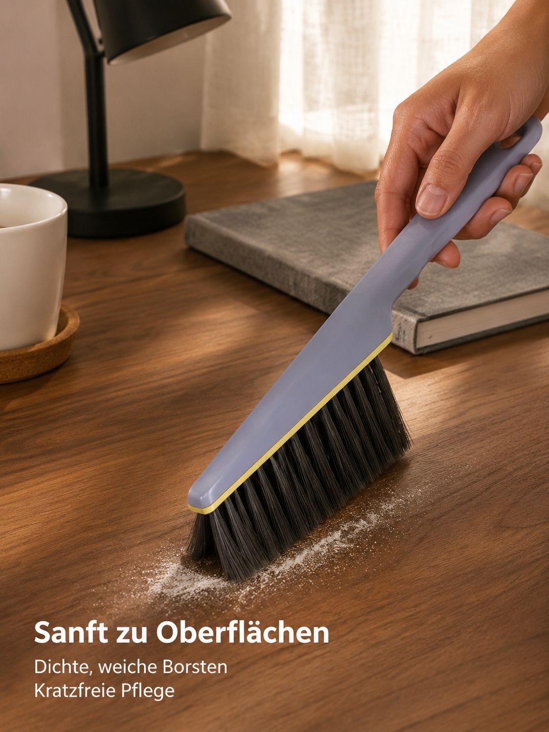 Multifunktionale Staubbürste mit Löchern