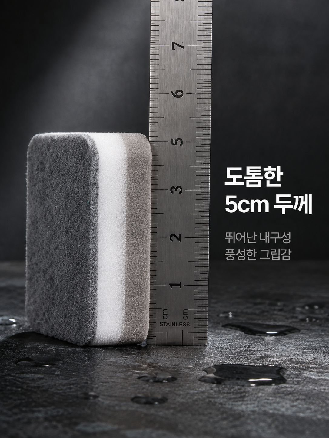 더블 두께 클렌징 스펀지 지우개