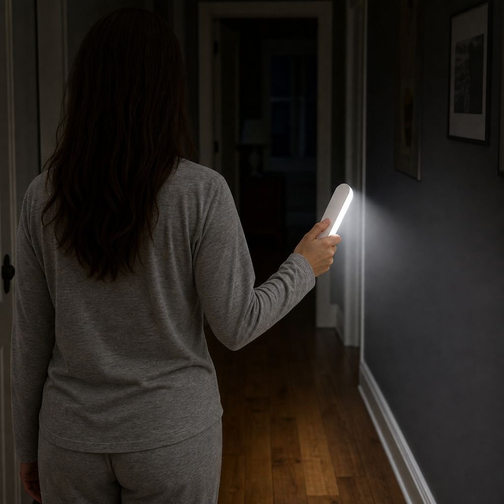 Lámpara de escritorio LED conectada por cable USB
