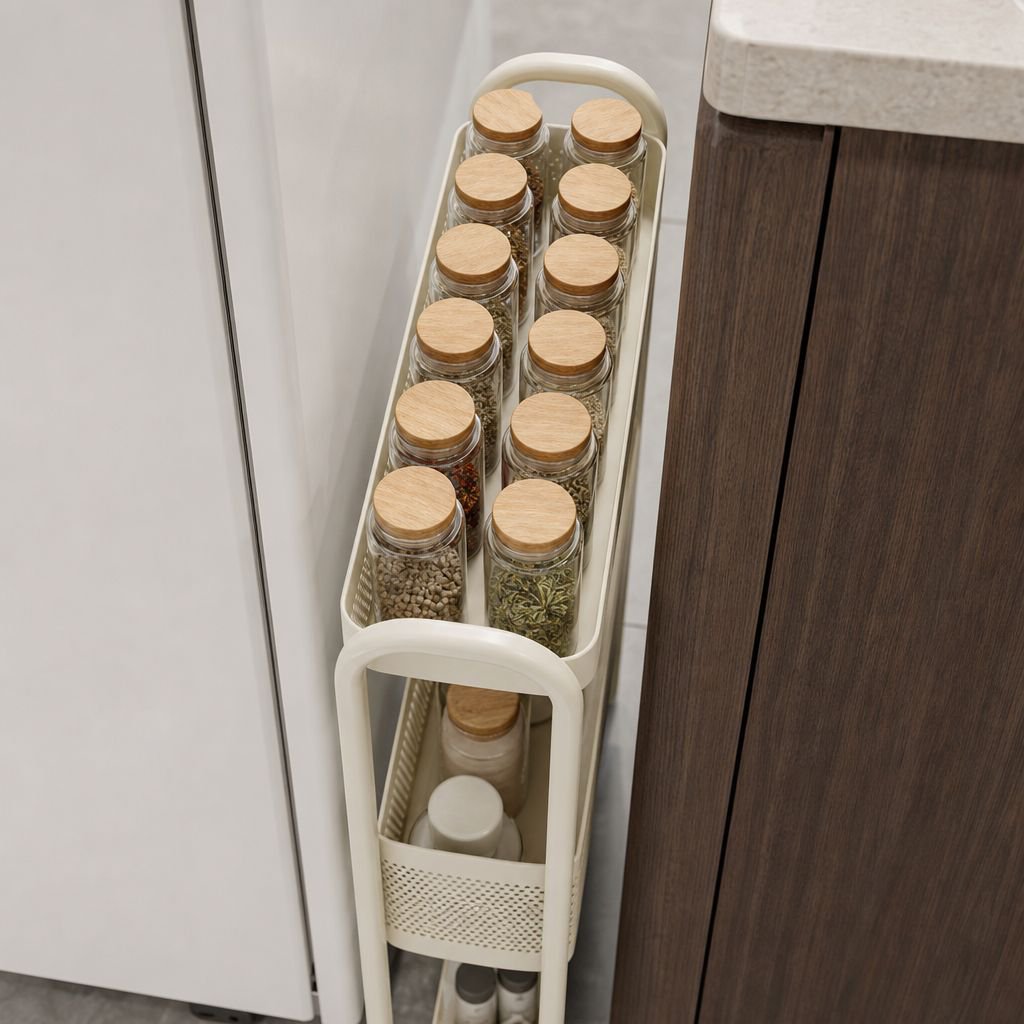 Refrigerator Side Storage Cabinet Organizer