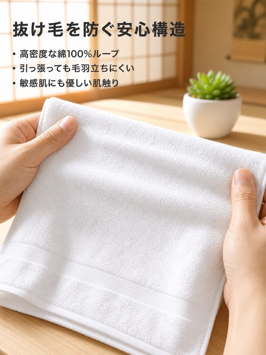 オールコットンやわらかバスタオル