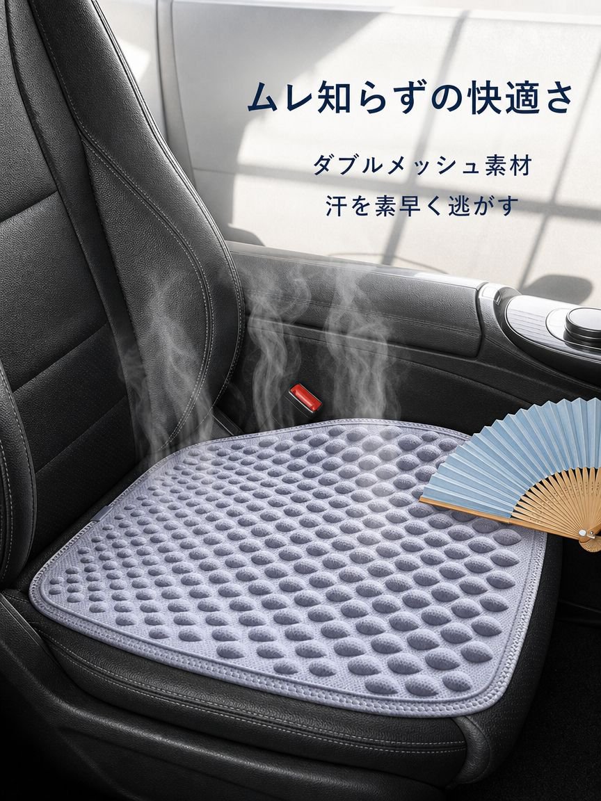 夏用ハニカム冷却カーマット
