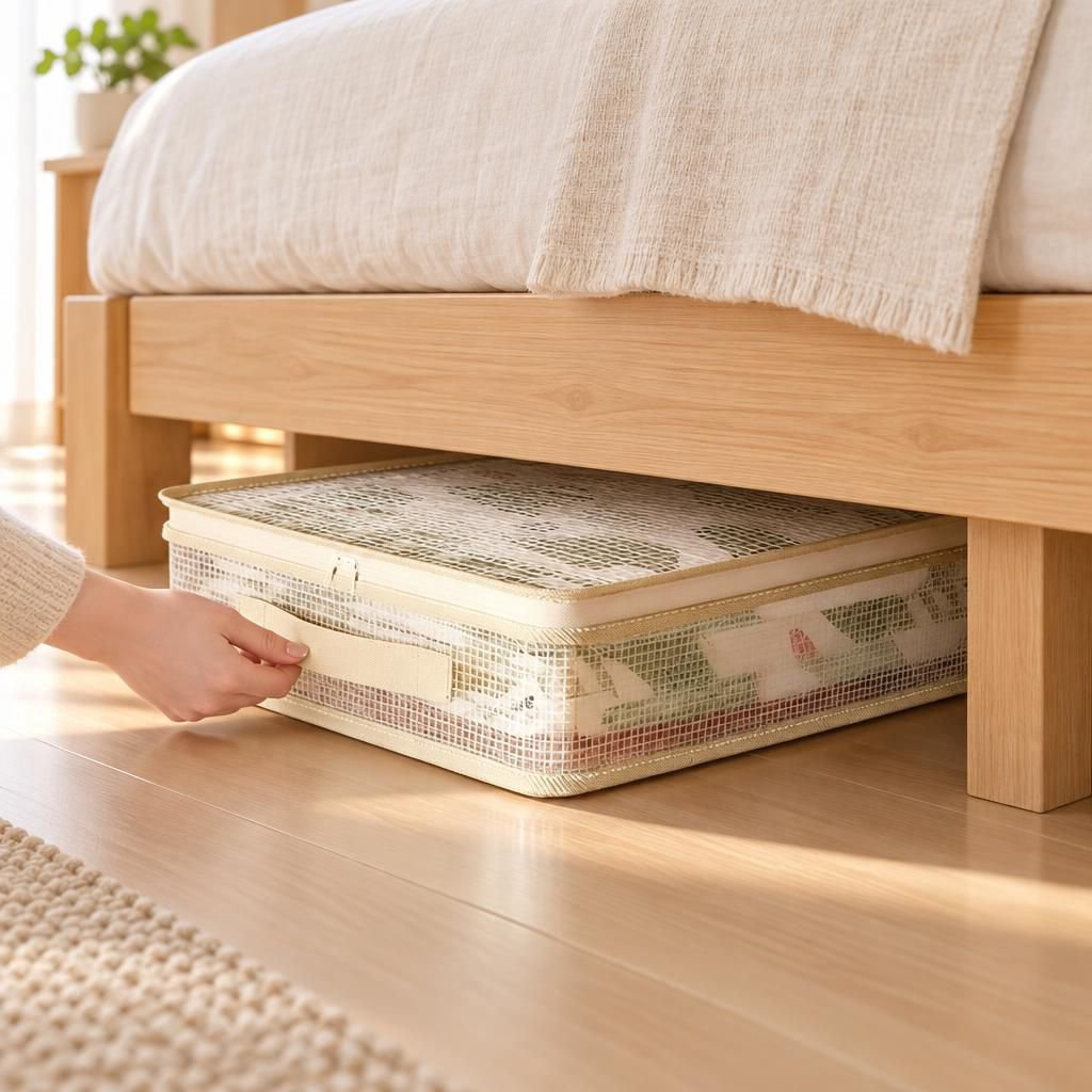 家庭用ベッドシーツ、掛け布団カバー、キルト、衣類用の収納袋、防塵収納袋