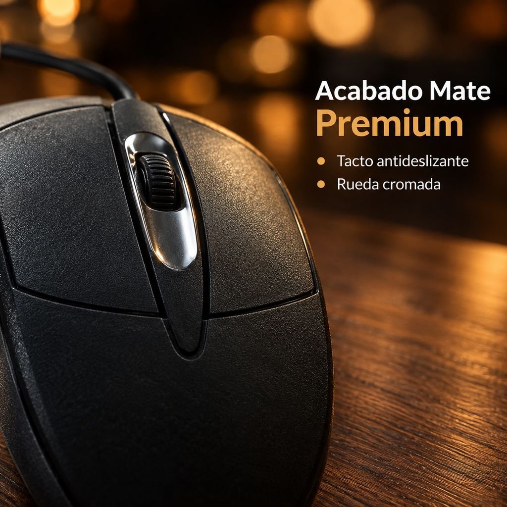 Ratón con cable multifuncional, para oficina y juegos