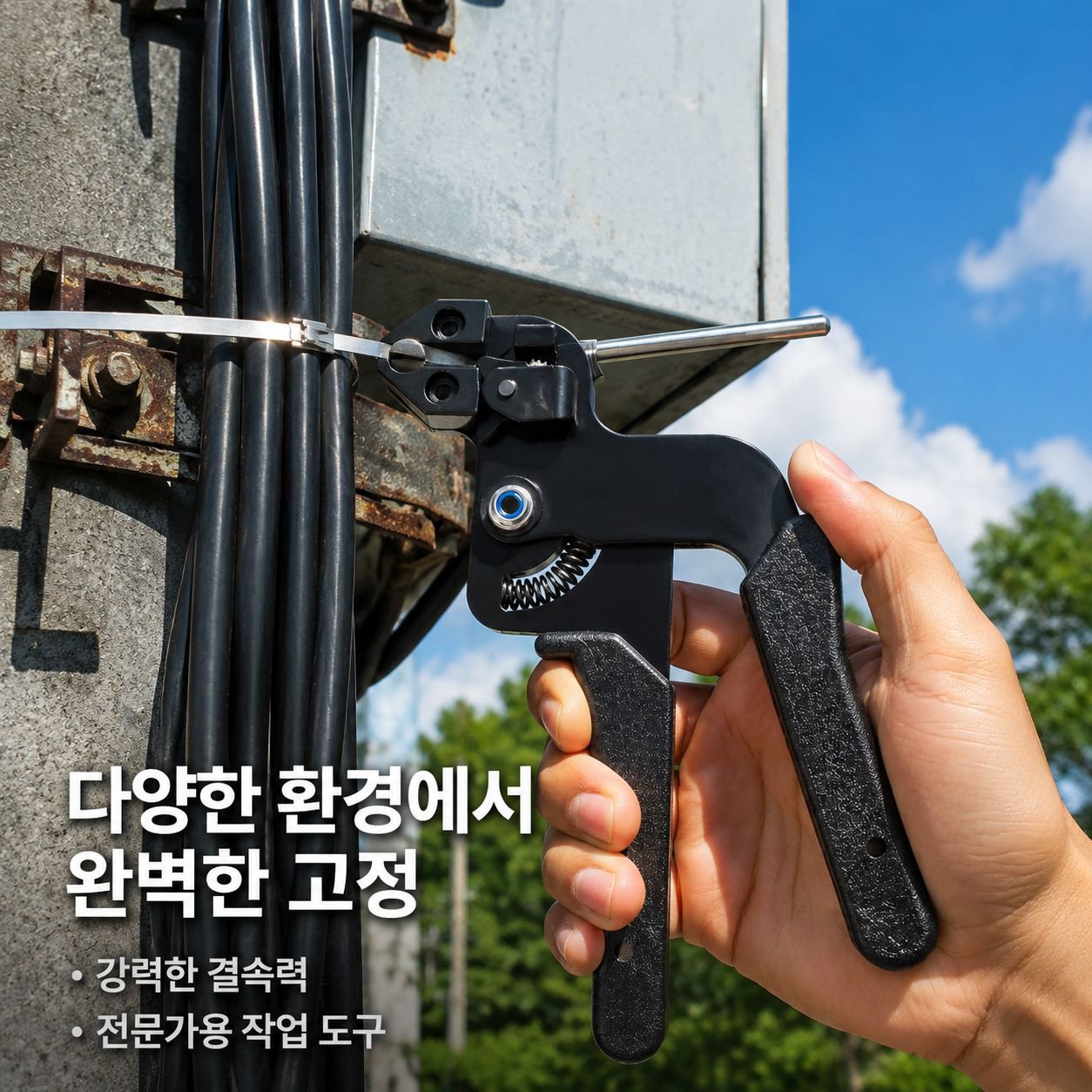 스테인리스 스틸 수동 케이블 타이 조임기