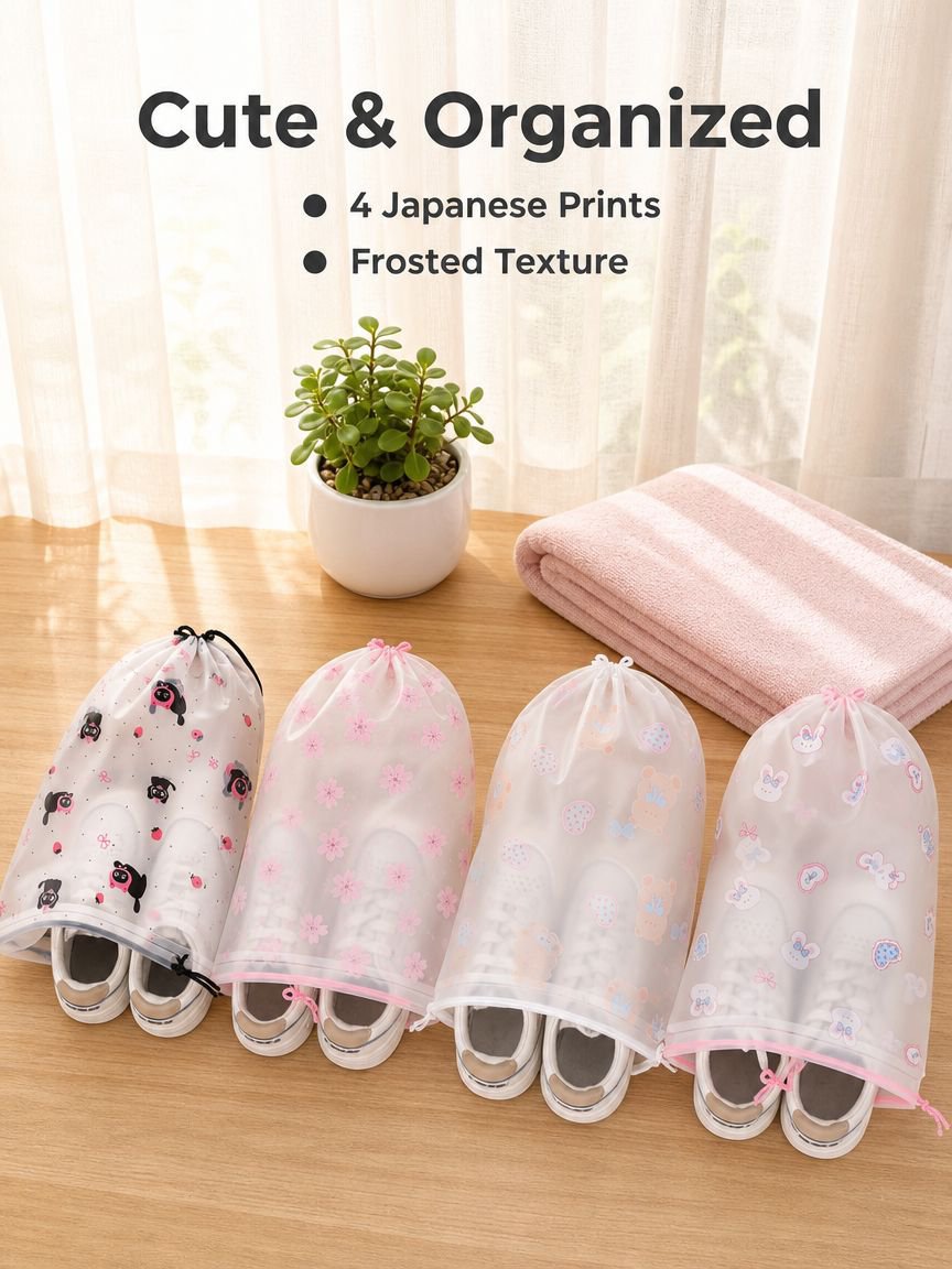 Dustproof Mildew-proof Travel Shoe Bag Set, 10pcs Shoe Rack Storage Bags