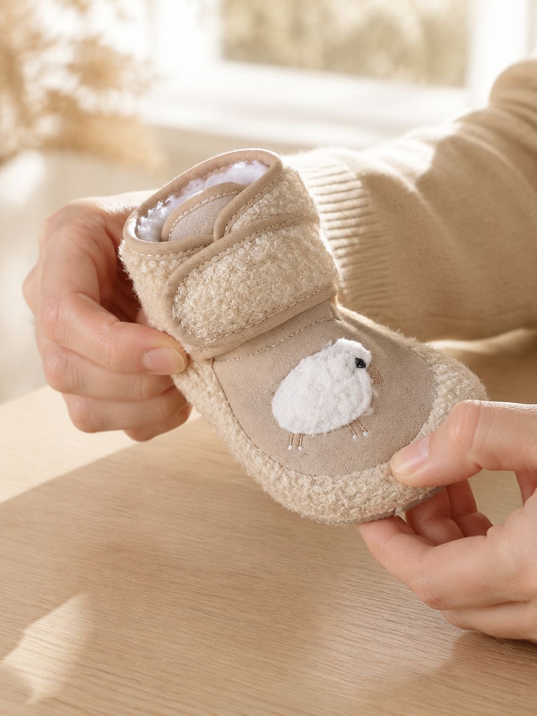 Botitas de nieve cálidas y adorables para bebés de 0 a 1 año