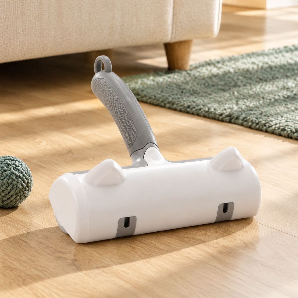 寝具に付いたホコリやペットの毛を取り除くブラシ