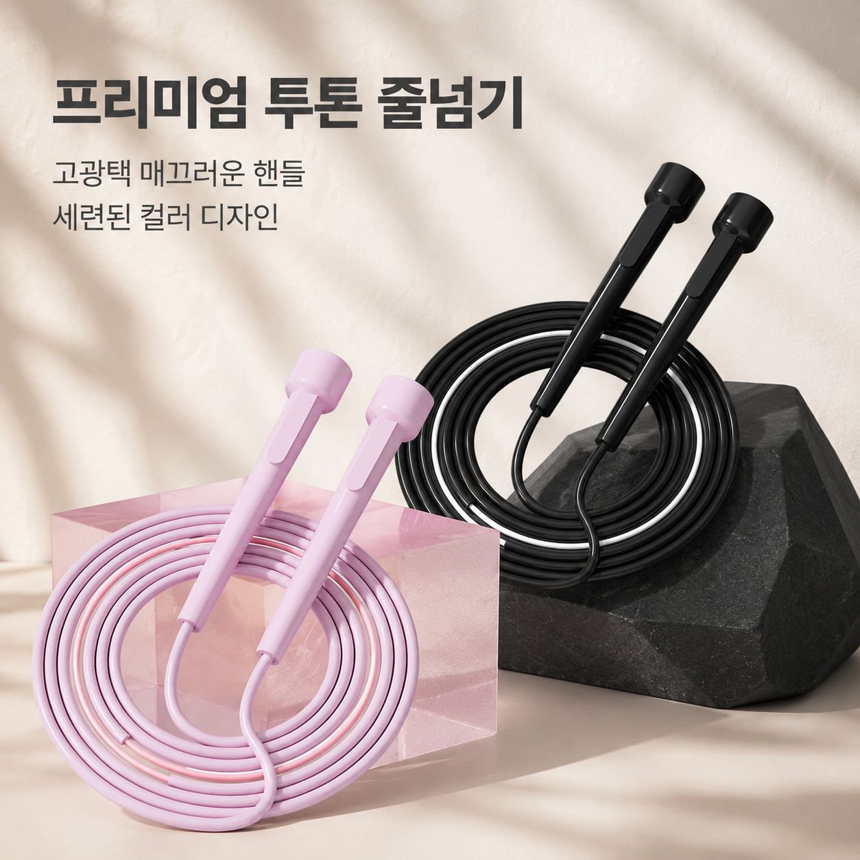 6~12세 어린이용 이단식 줄넘기 운동/체육용품