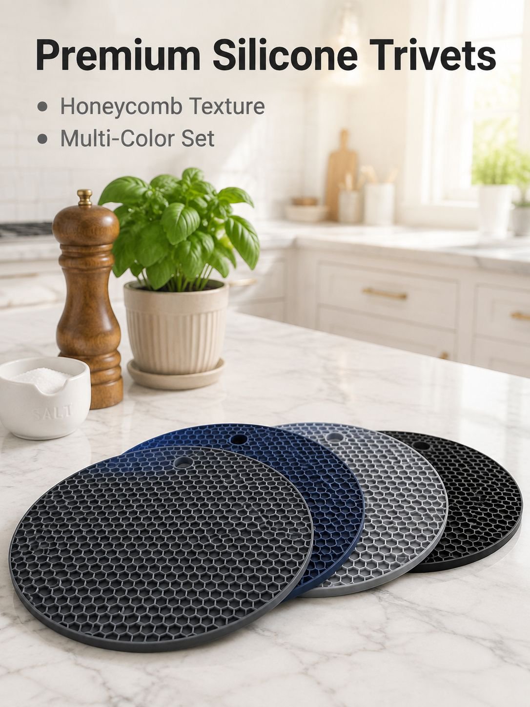 Multifunctional Silicone Placemat Set