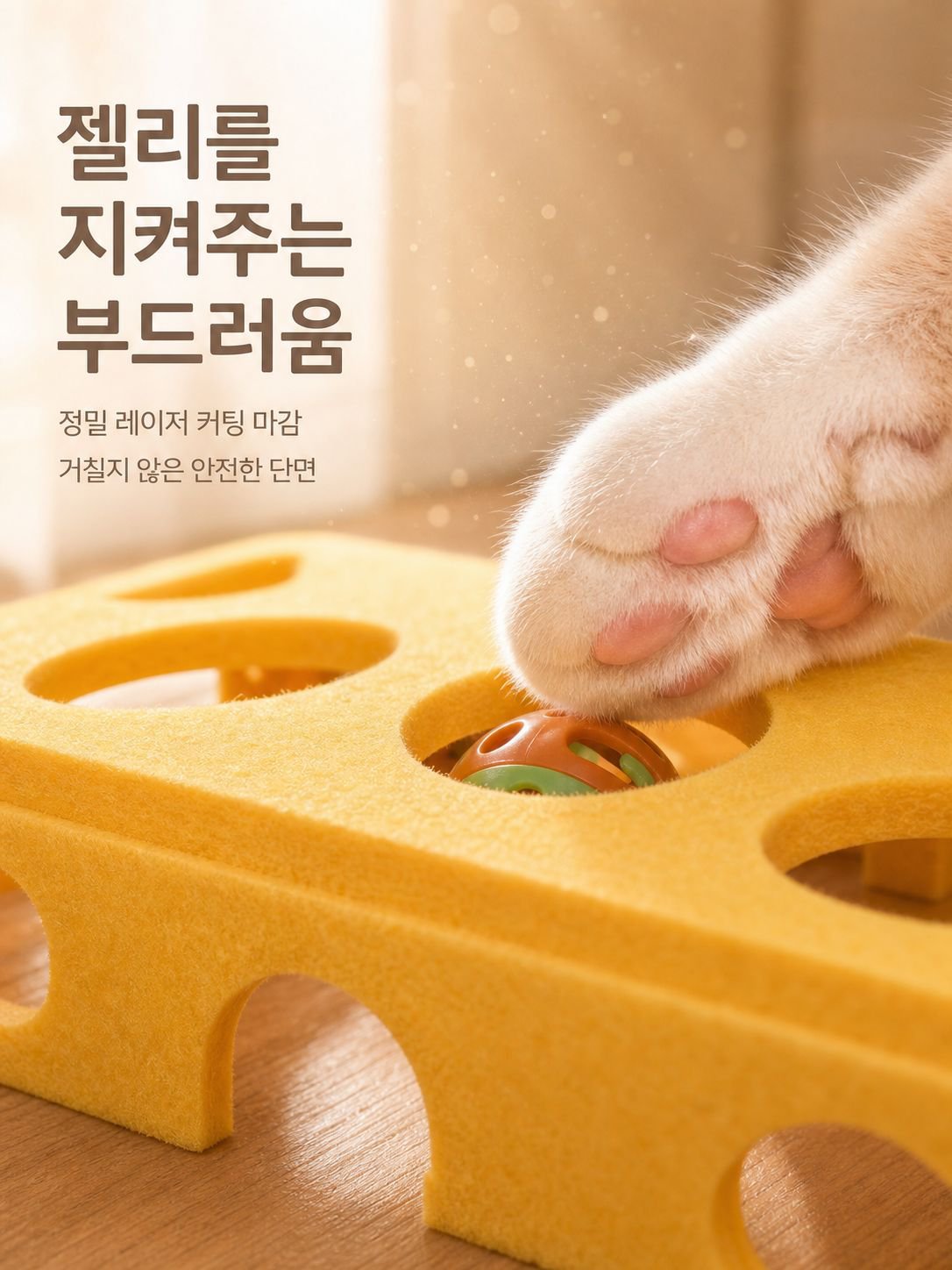 고양이 혼자 노는 뽑기 장난감