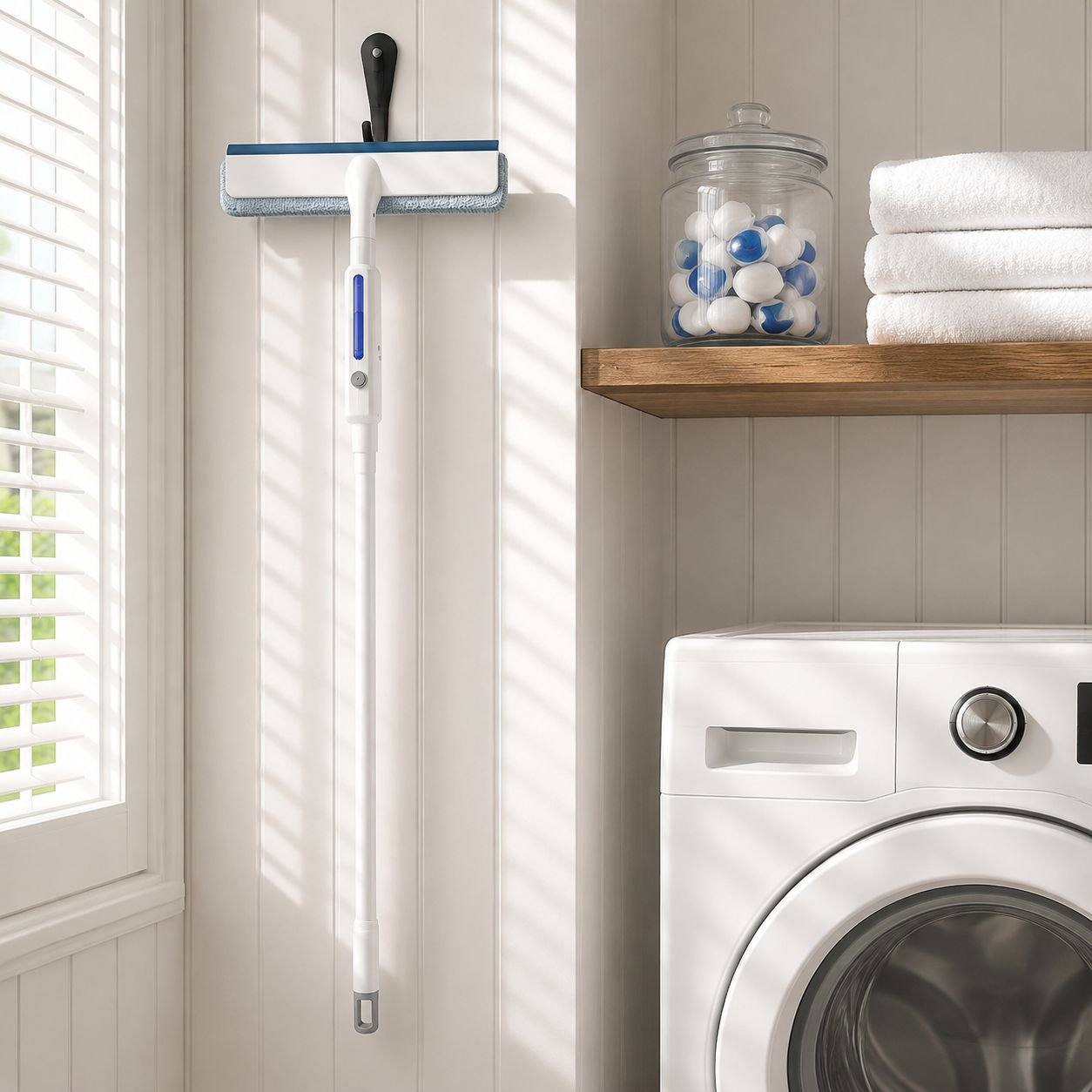 Innovative household window cleaner with dual-sided design