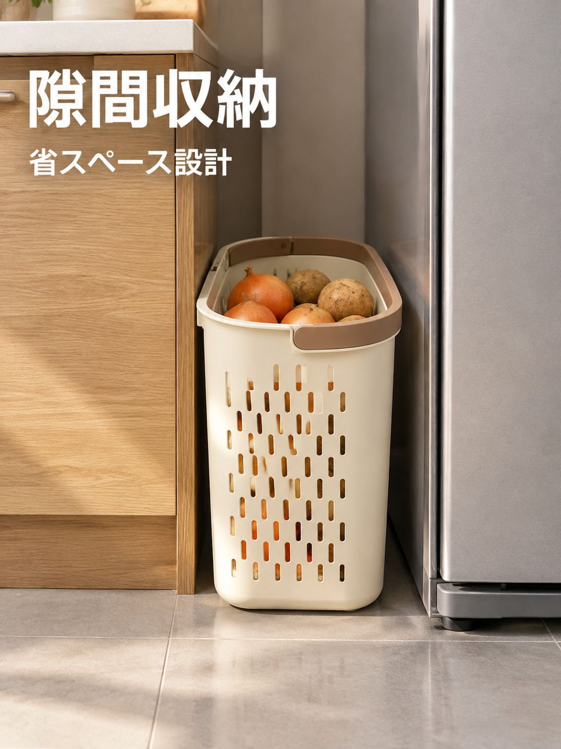 多機能で便利な家庭用収納バスケット