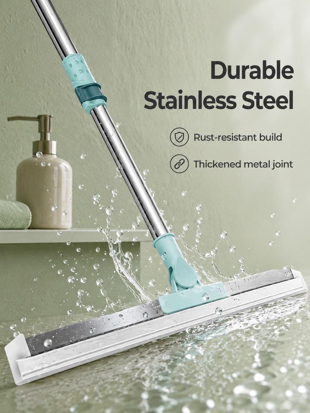 Sweeper collecting dust and debris efficiently