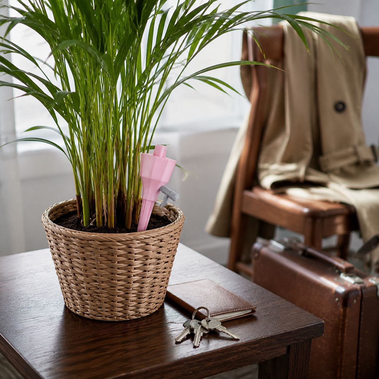 Dispositif d'arrosage automatique pour plantes d'intérieur, outil de jardinage paresseux