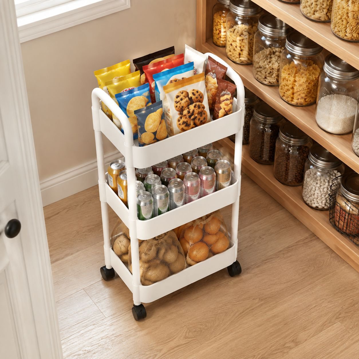 Easy-carry portable food storage solution