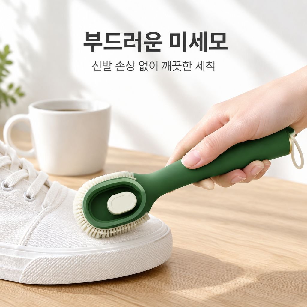 다기능 가정용 부드러운 액체 신발 브러쉬 신기한 클리너 세탁 신발 손상 없음
