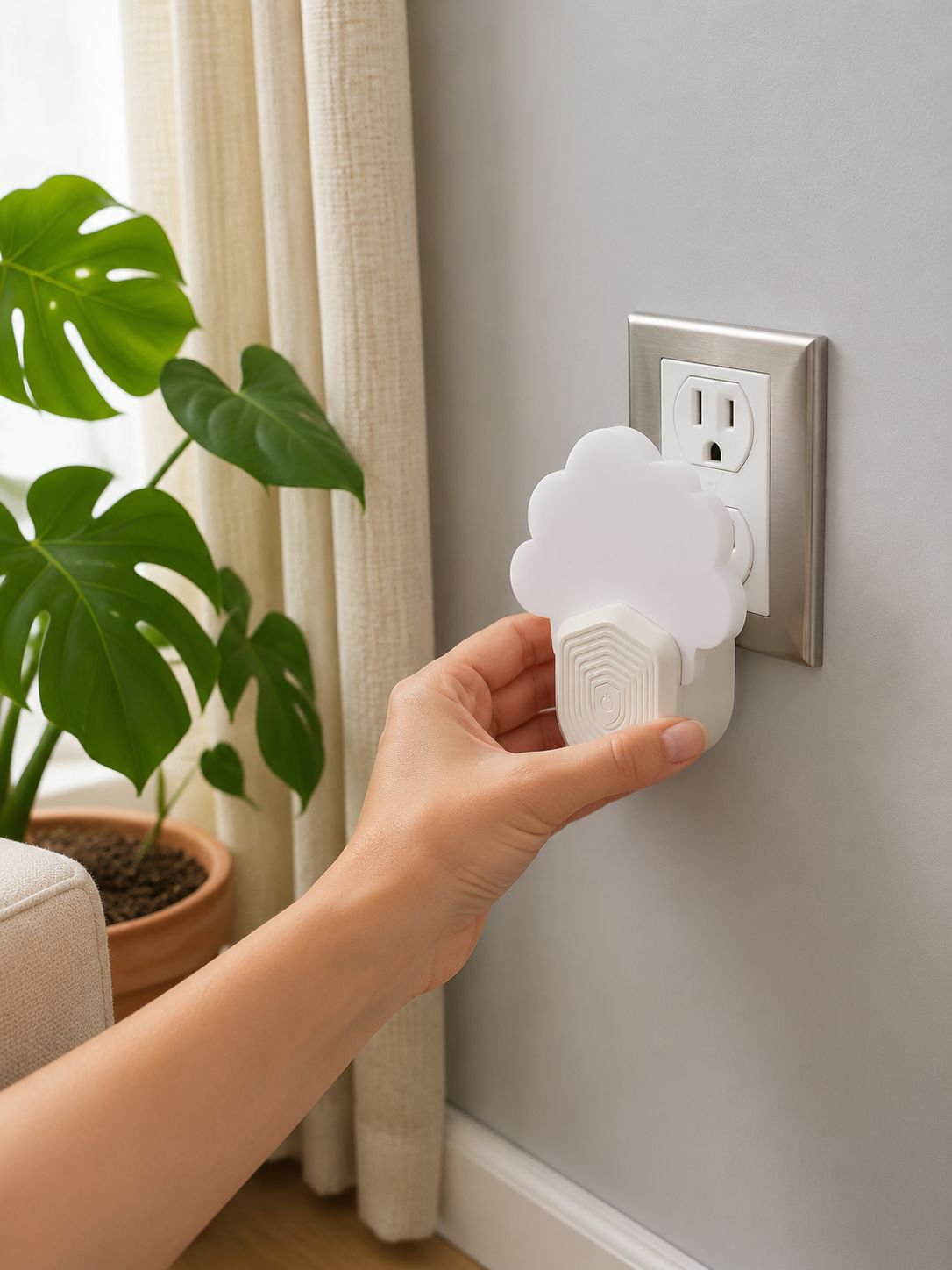 Lámpara decorativa y funcional para eliminar insectos