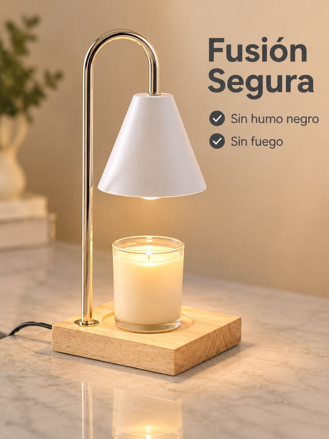 Lámpara de vela aromática