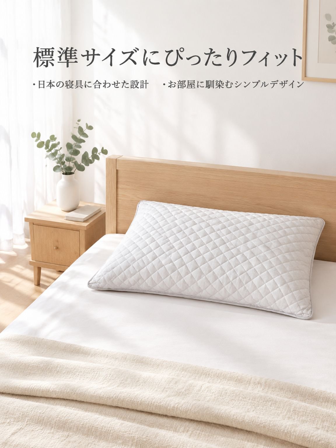 防ダニ防汗枕芯保護カバー