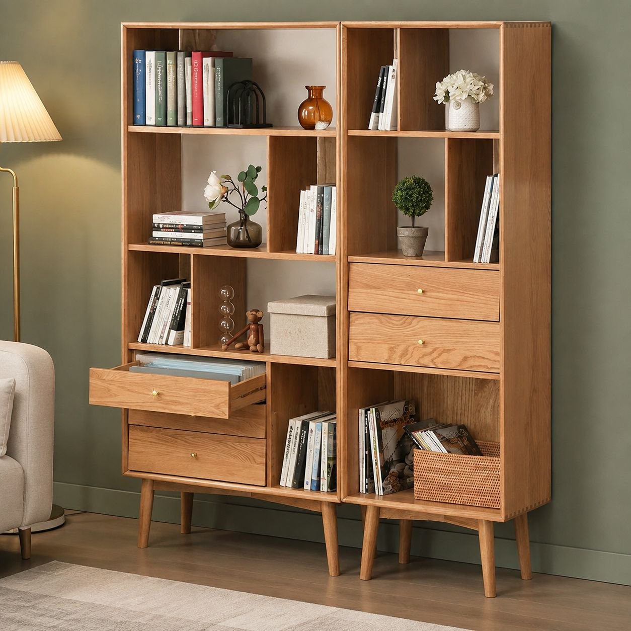 Vietnam made kitchen shelf with ample storage space
