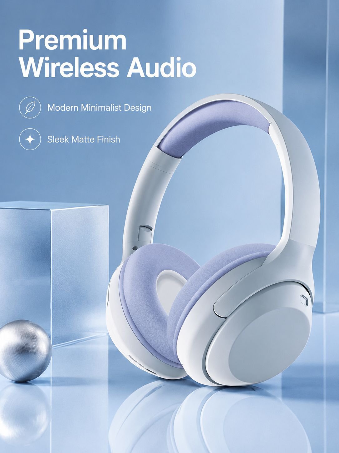 High-Quality Wireless Over-Ear Bluetooth Headphones