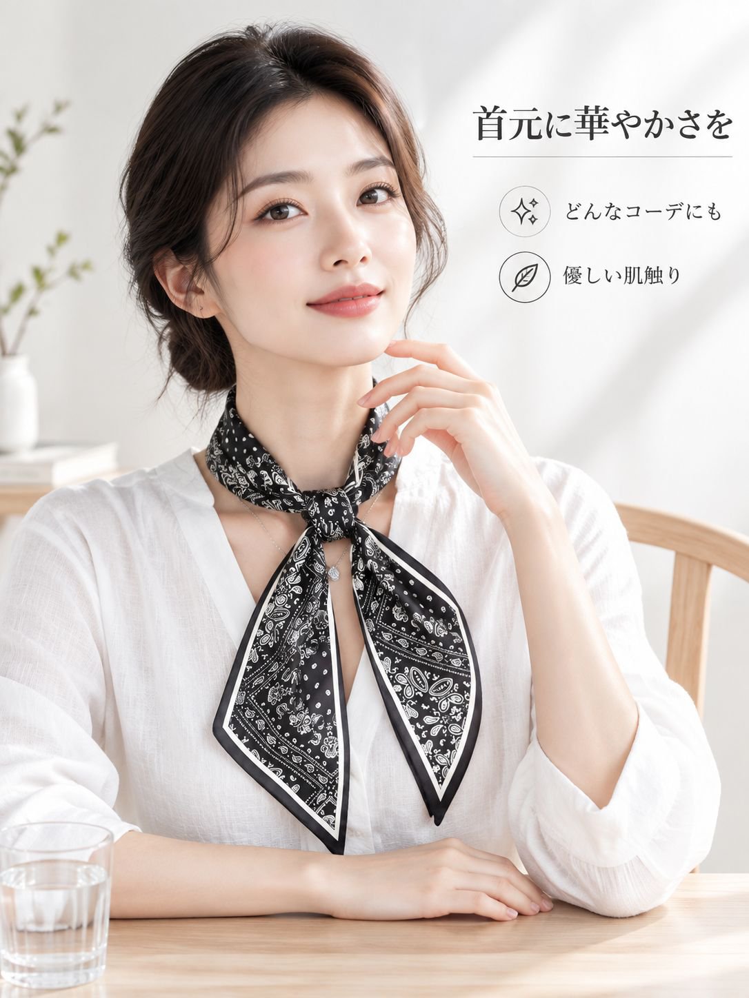 ロングスカーフ 女性向け オールマイティープチスカーフ
