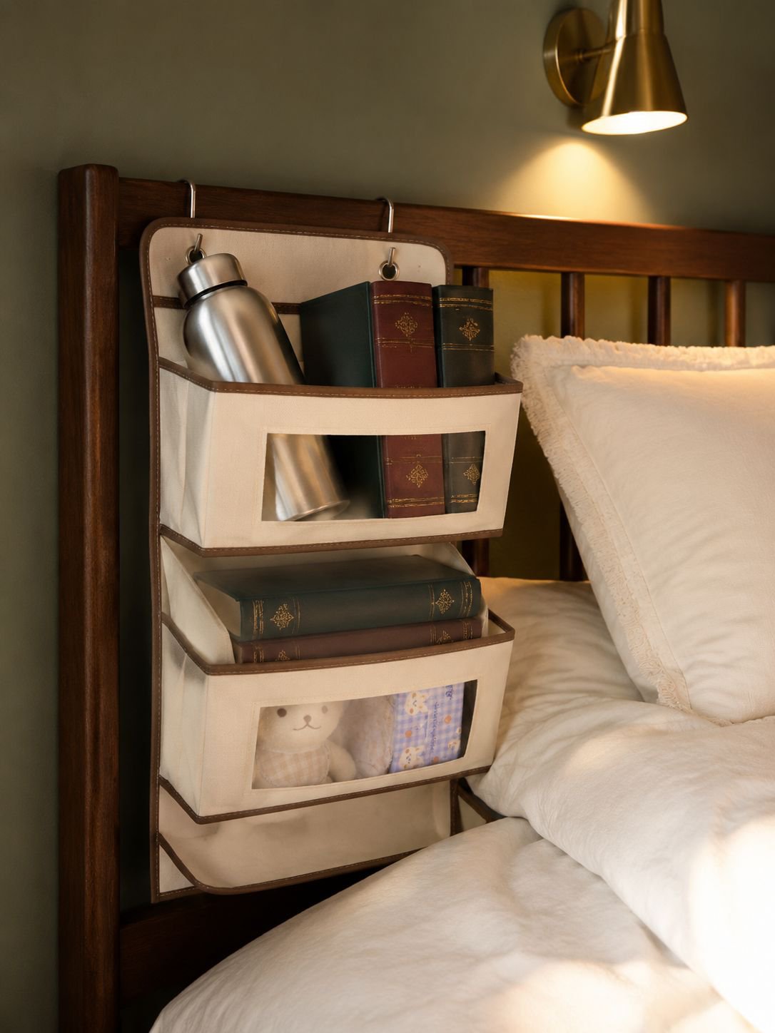 Étagère de lit sans perçage