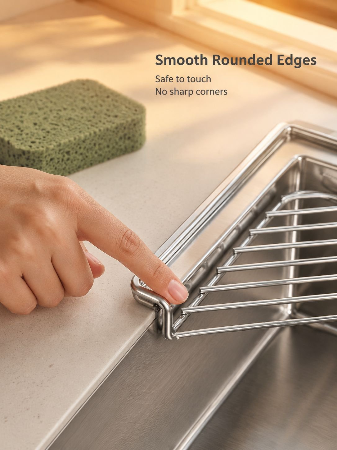 Durable kitchen sink rack for everyday use
