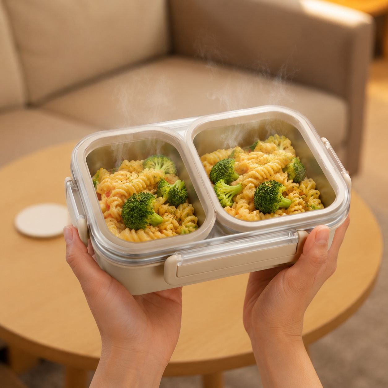 304 Stainless Steel Fresh-keeping Lunch Box, Odor-proof Insulated Bento Box