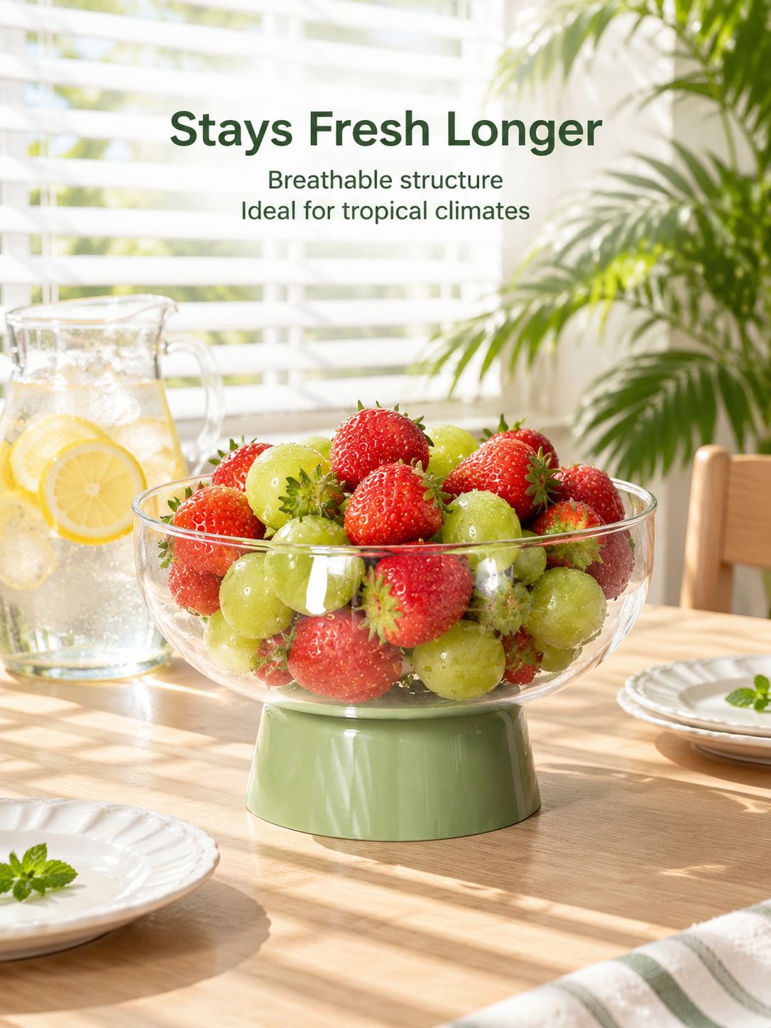 Household fruit draining bowl
