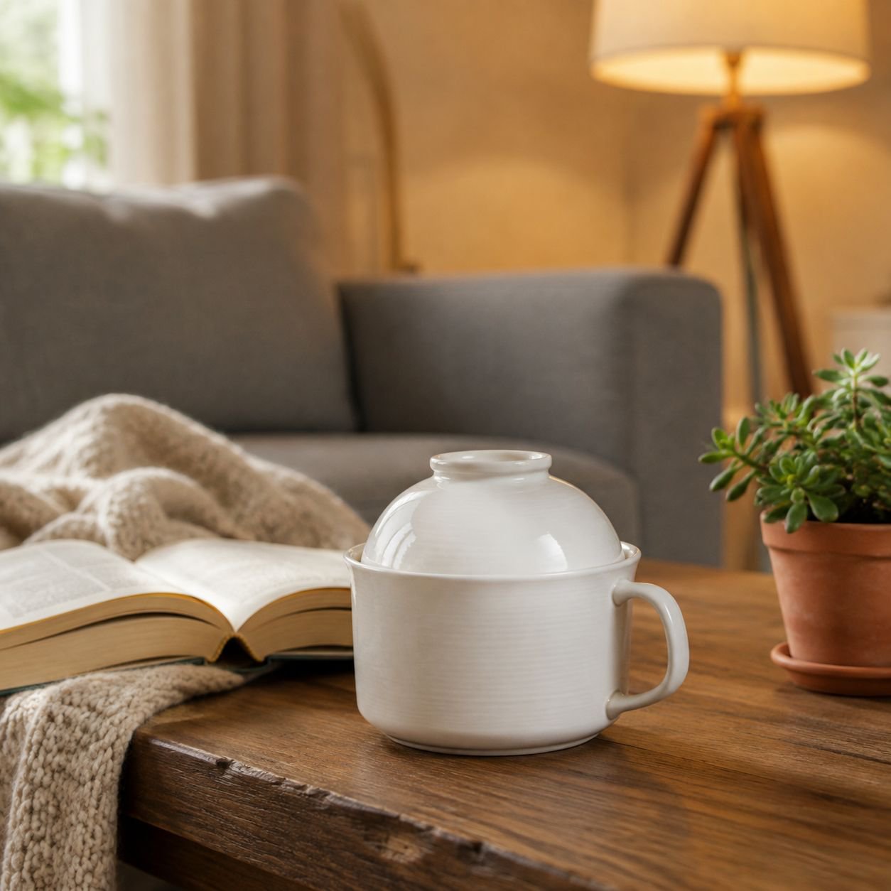 Elegant ceramic bowl with 1200℃ heat resistance