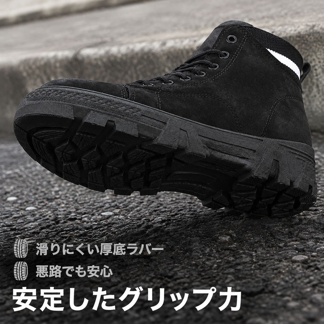 オートバイ用多機能ライディングシューズ 通気性・滑り止め付き