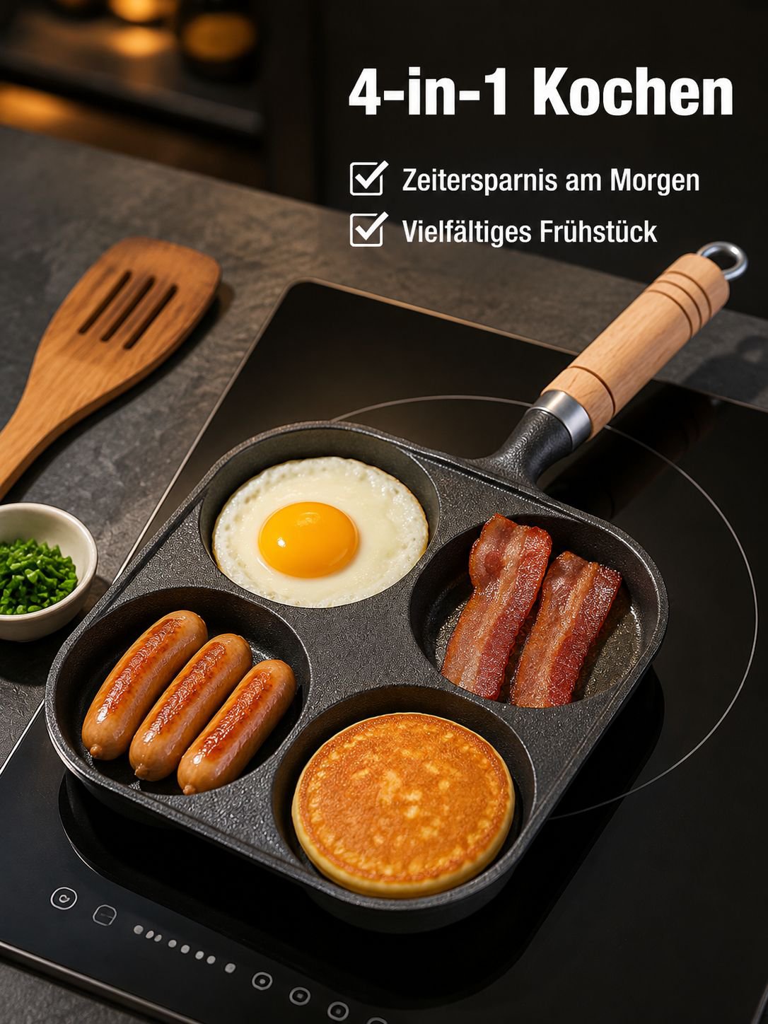 Antihaft Bratpfanne für perfekte Frühstückseier