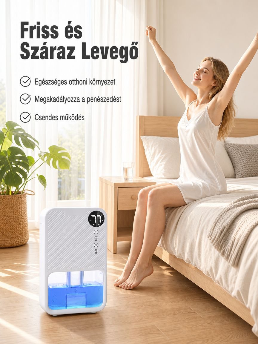 Hálószobai nedvességelszívó