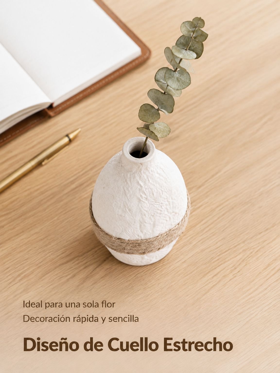 Jarrón de cerámica creativa para centro de mesa