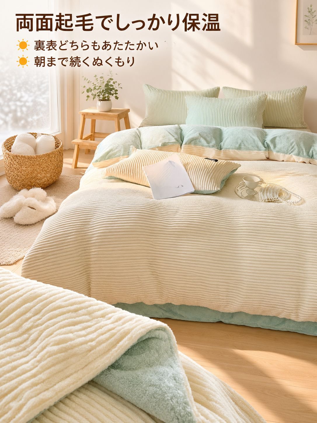 ミルクフランネル4点セット