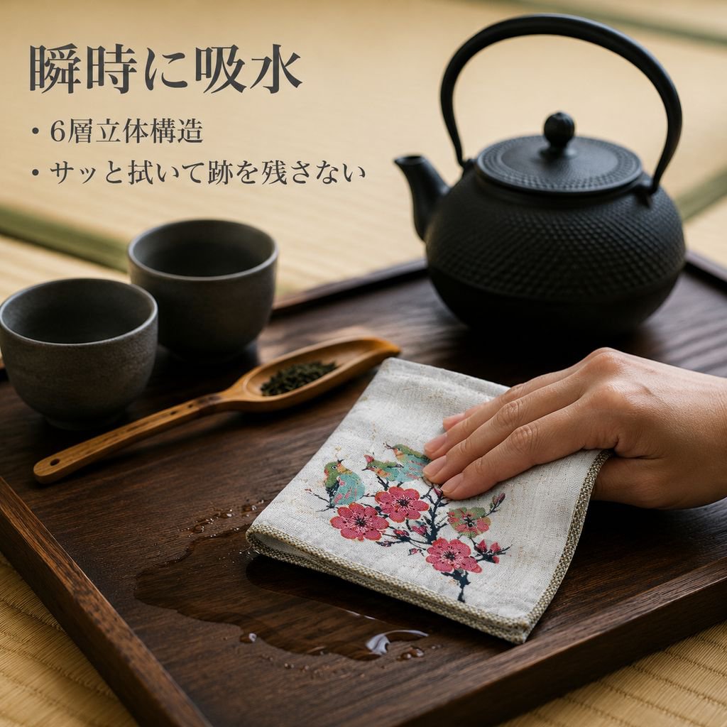 柔らかく通気性があり吸水性のある汗拭きタオル