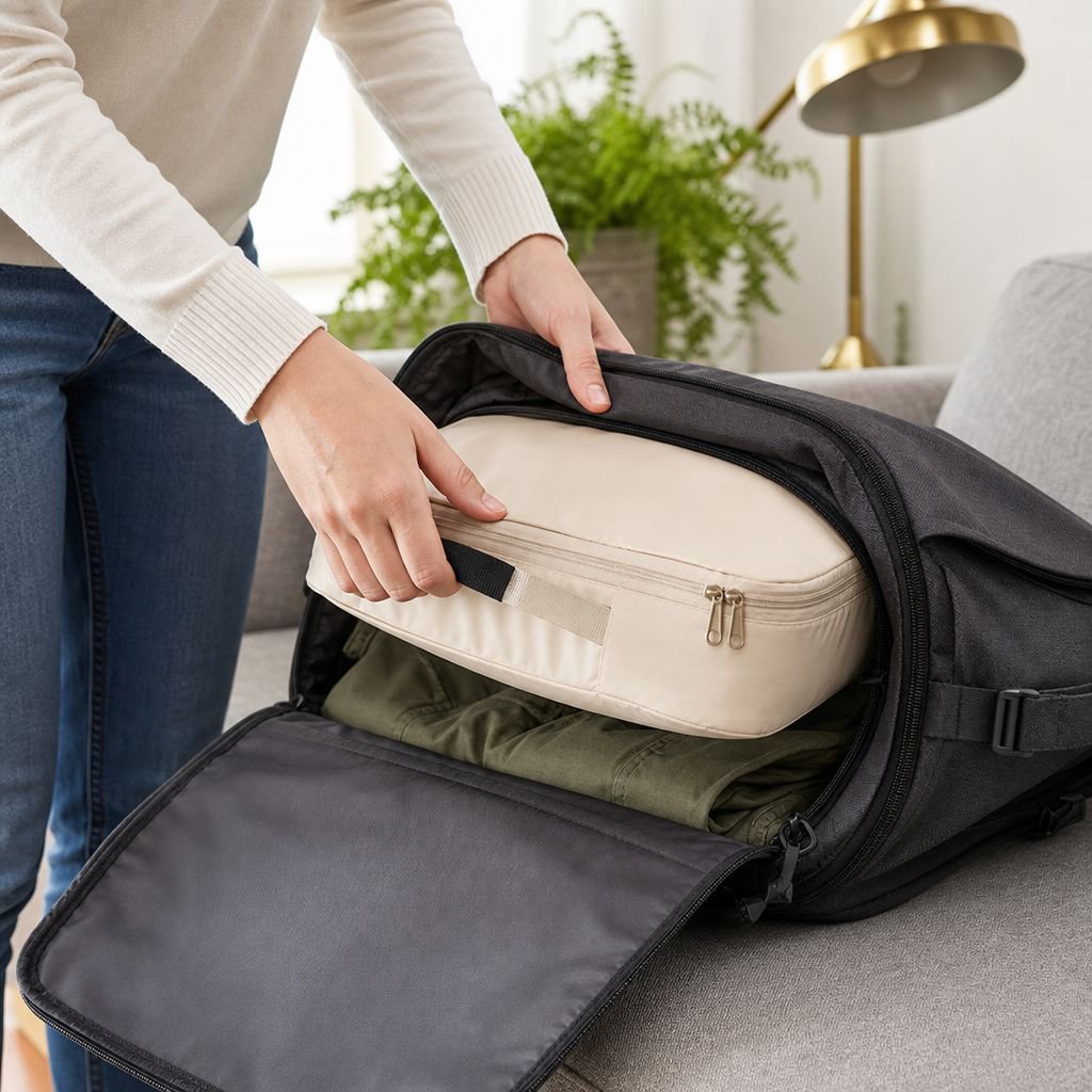 Sturdy zipper closure on clothes storage bag