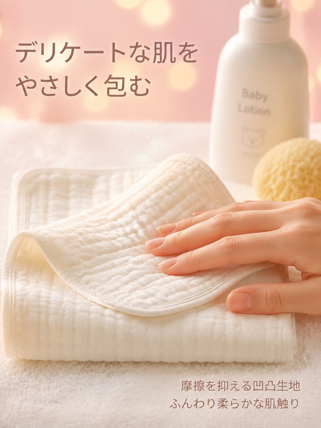 幼児用フェイスタオル