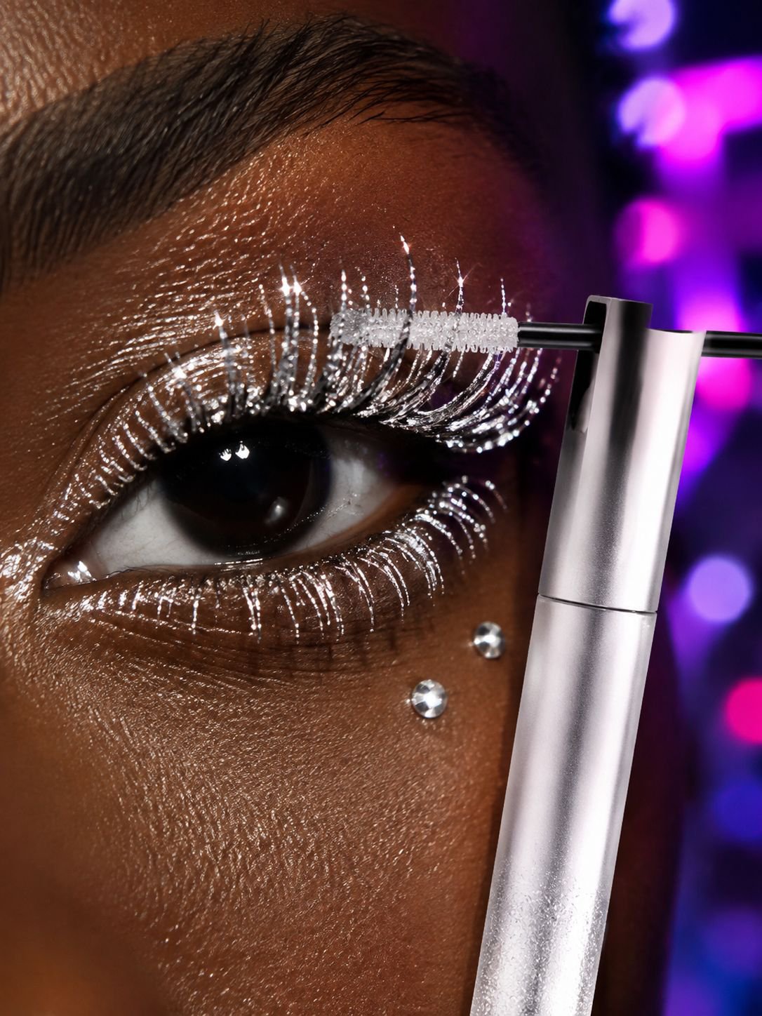 Easy application of JMY-Rhinestone Mascara brush