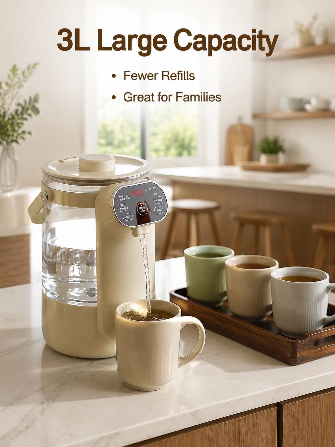Household Temperature Control Direct-Drinking Electric Kettle